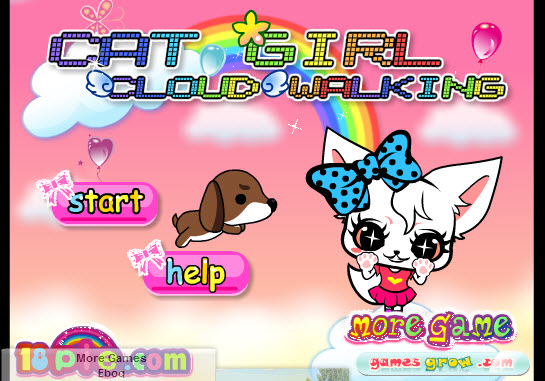 Dogilike.com :: Cat Girl Cloud Walking źҵٺ
