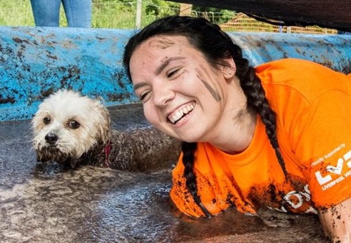 Dogilike.com :: อังกฤษจ่อจัดงานพาเจ้าของวิ่งลุยโคลนกับสุนัข ระดมเงินช่วยเหลือสัตว์